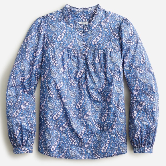 Liberty Fabric Popover Blouse